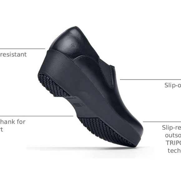 Lila Kelsey Women’s Slip-Resistant Black Work Clogs Shoes-Size 10-Workwear Nurse - Picture 10 of 10